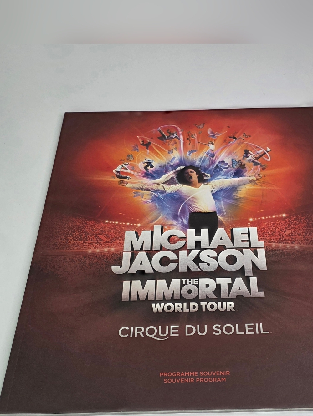 Michael Jackson The Immortal World Tour Cirque Du Soleil Show Program.